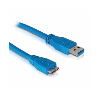 Cable Usb 30 Tipo Am-micro Bm  Azul 1m